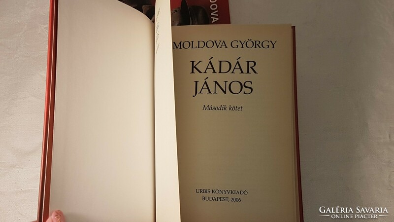 Moldova György: Kádár János I.II. két kötet, hibátlan állapotban