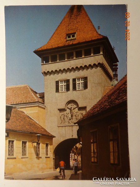 Régi képeslap: Kőszeg, Hősök kapuja (1979)