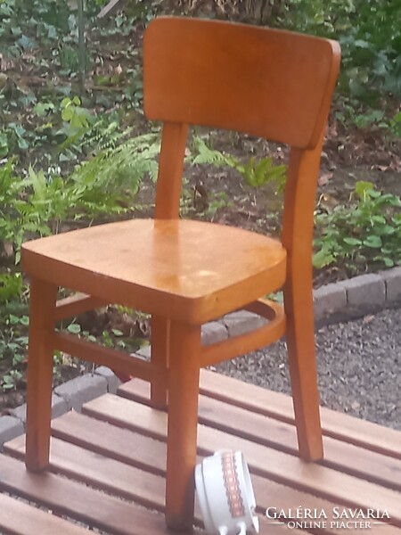 Retro solid wood chair, school chair, chair, retro children's chair