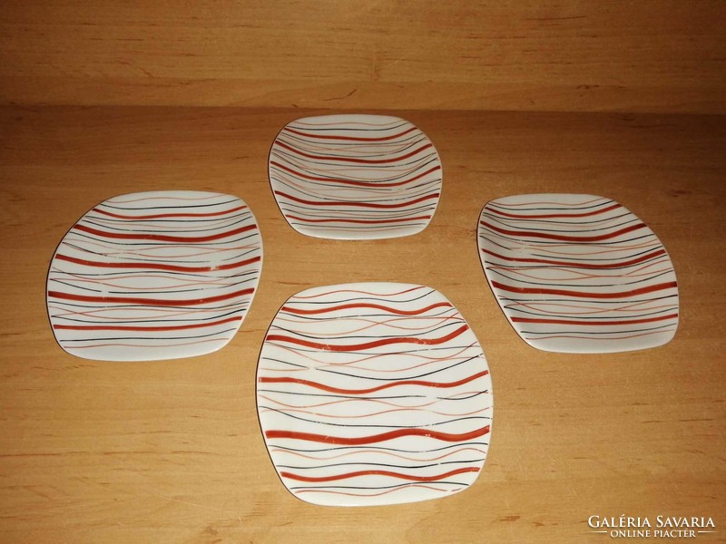 Raven House porcelain art deco small plate, 4 pieces in one - 12*13 cm (width)