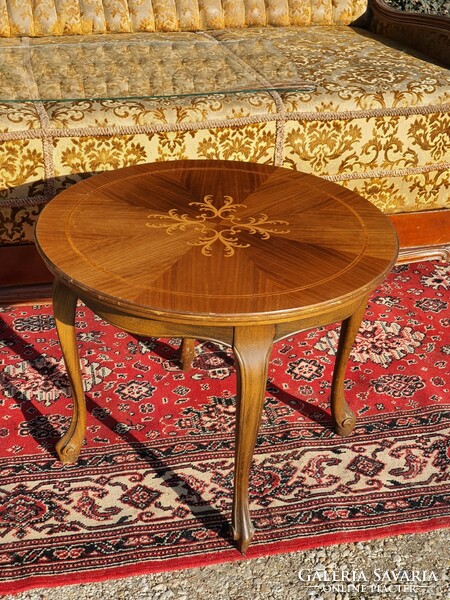 Neo-baroque, inlaid table