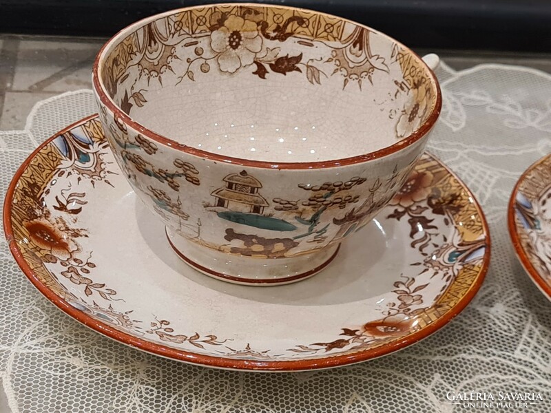 Opaque de sarreguemines antique tea cup