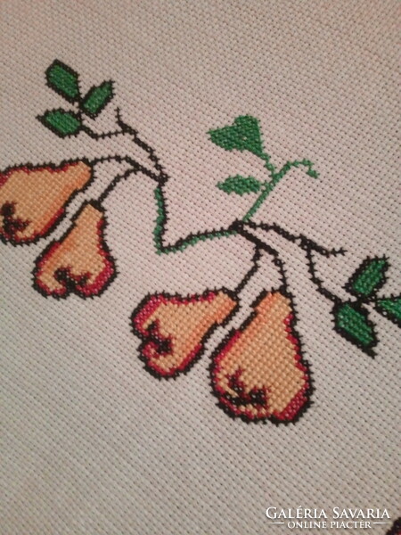 Antique cross stitch needlework.