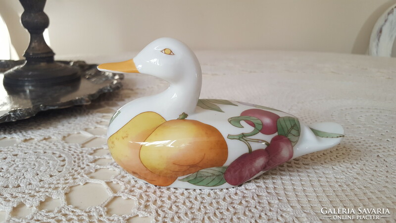 Gallo design porcelain duck figure, decoration