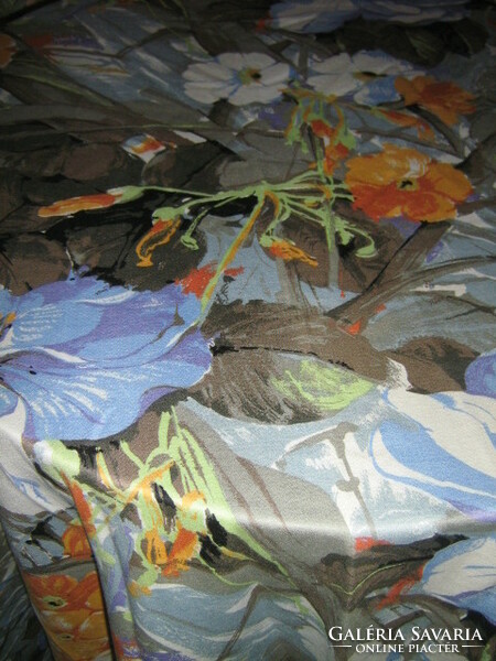 Wonderful vintage floral quality fabric curtain