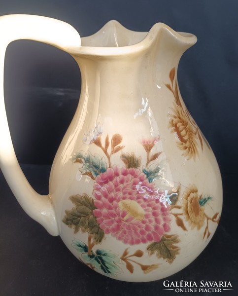 Large antique Zsolnay jug/pitcher
