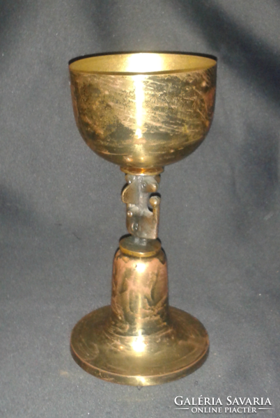 Louis Muharos bronze chalice (m: 19 cm)