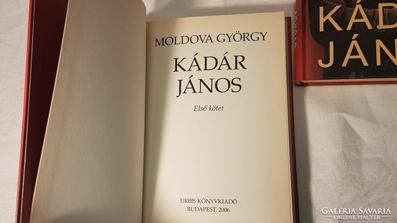 Moldova György: Kádár János I.II. két kötet, hibátlan állapotban