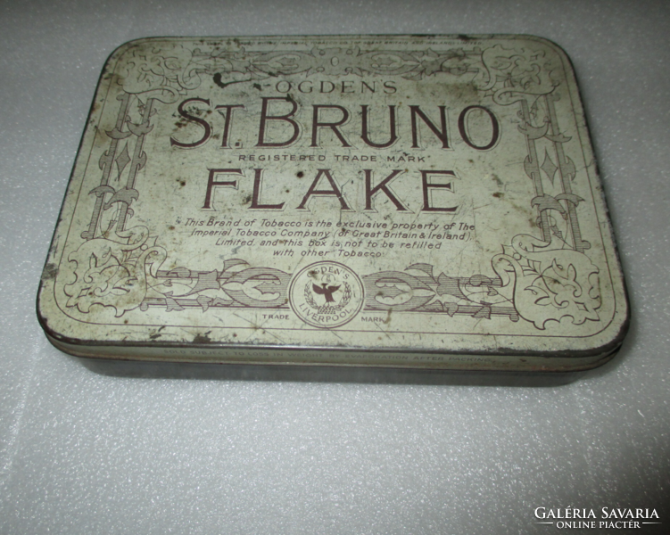 St. Bruno Flake fém cigarettás doboz