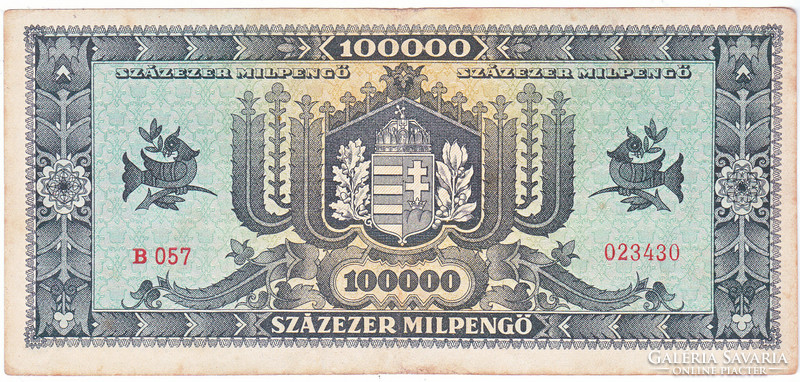 100000 Milpengő 1946 g