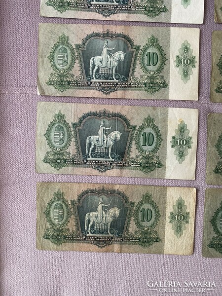 10 db Tíz pengő 10 pengő  tízpengő 1936