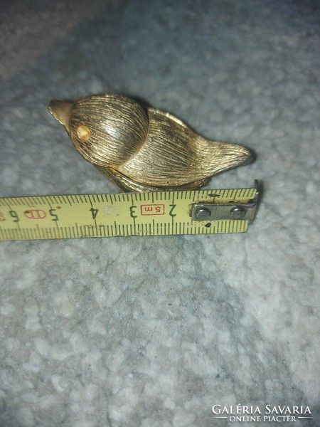 Gold-plated ring holder chicken, copper