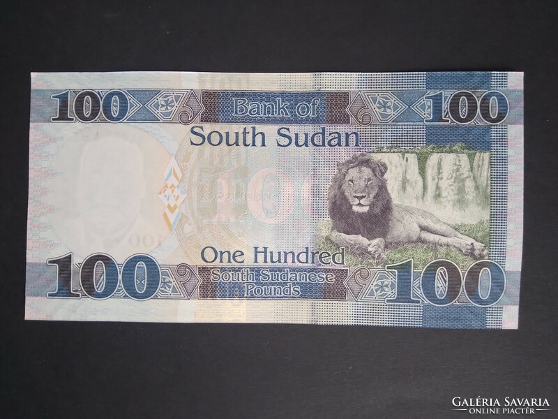 South Sudan 100 pounds 2019 unc