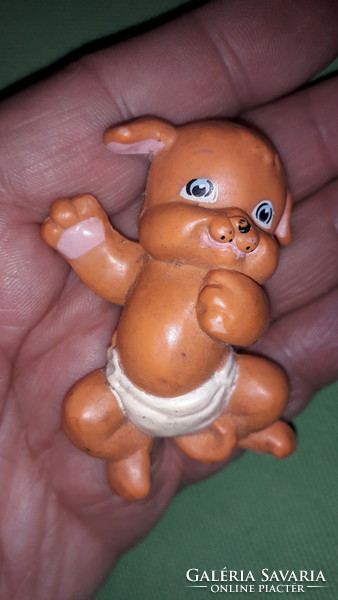 Retro nappy galoob magic doll baby dog rubber figure 6 cm according to the pictures