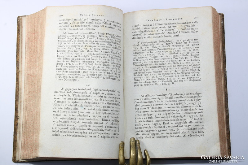 1827- The book teaching the importance of the 'sciences' - István Lánghy - nice copy