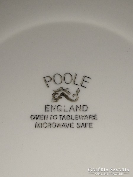 1 darab Poole England lapos tányér soha nem használt