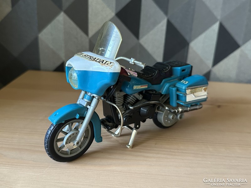 Guzzi v50 toy police motorcycle, 1991