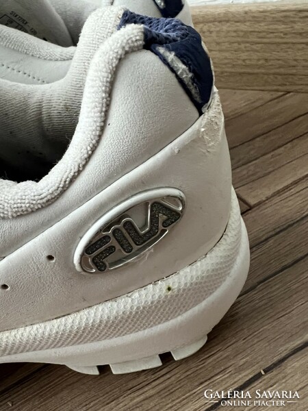 Fila white sports shoes