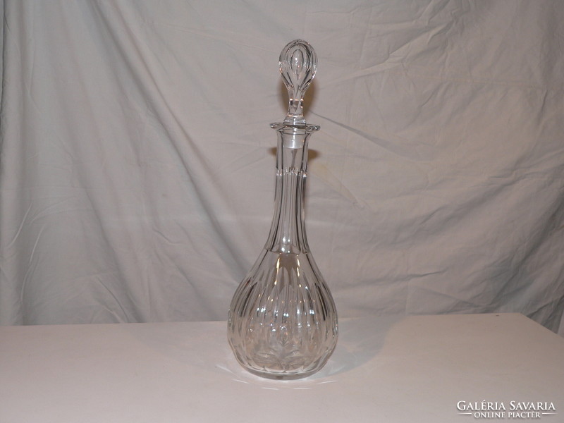 Liquor glass, bottle, with polished stopper, body for cheap sale