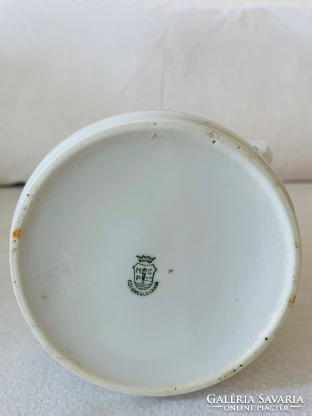Antique porcelain butter dish/sugar dish