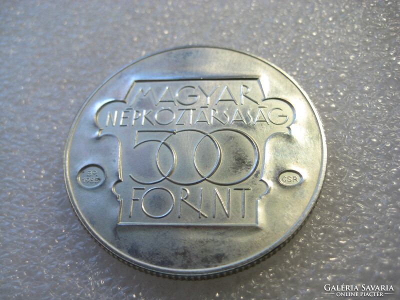 HUF 500, 1985. Silver 28 grams