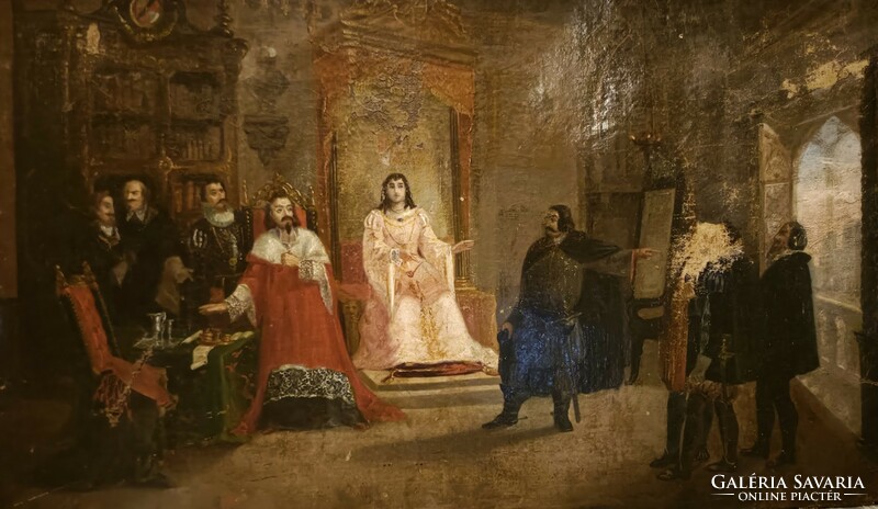 From HUF 1! 17-18. Century French or Spanish oil painting!!