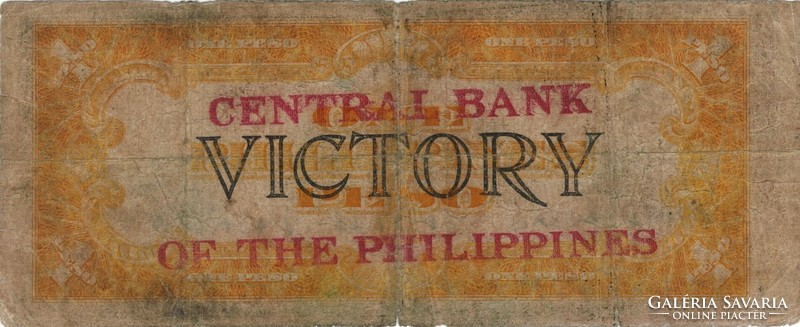 1 peso 1949 Fülöp-szigetek Central Bank