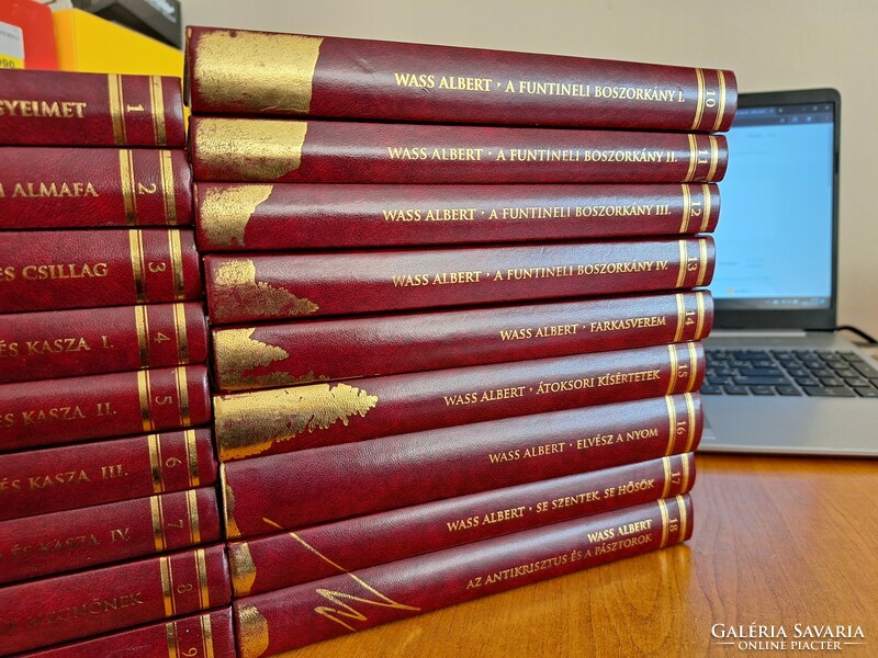 Wass Albert díszkiadás 1-49 köteteiből 39 darab.A hiányzók jelölve. 250000.-Ft