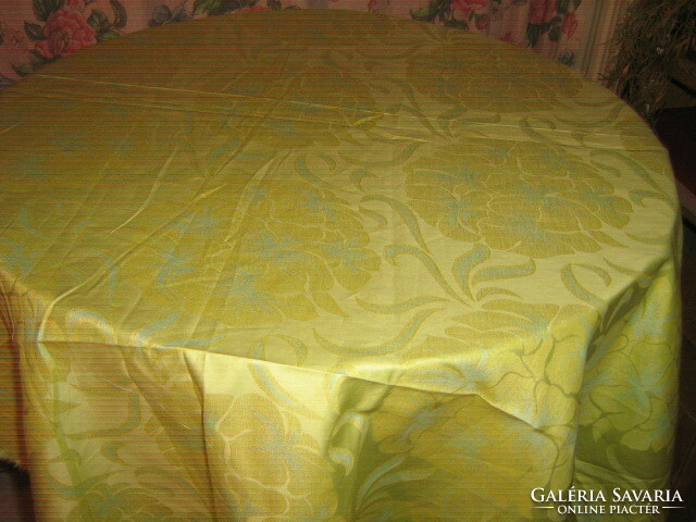 Beautiful silk damask tablecloth, new