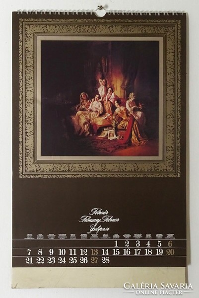 1Q298 József Borsos: calendar 1983