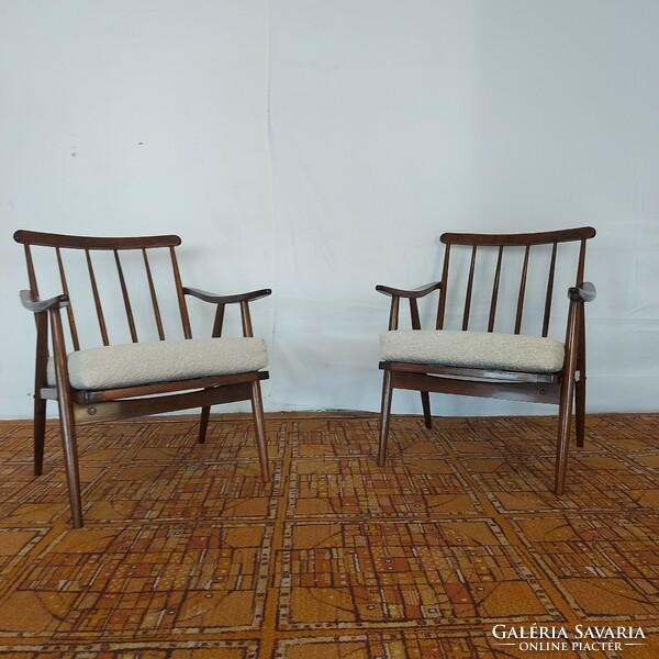Mid-century cane armchair retro armchair [price/piece]