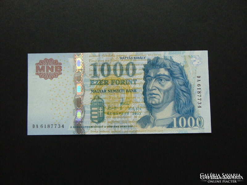 1000 HUF 2011 undated very nice banknote!