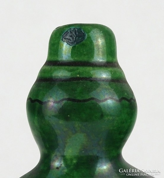 1Q378 old green Korund ceramics 5 pieces