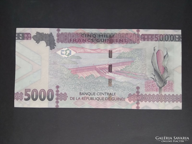 Guinea 5000 Francs 2022 Unc