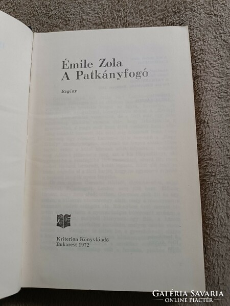 Émile Zola: A patkányfogò 1972
