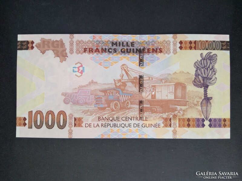 Guinea 1000 Francs 2018 Unc