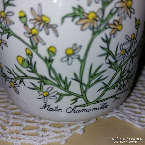 Herbal botanical mugs