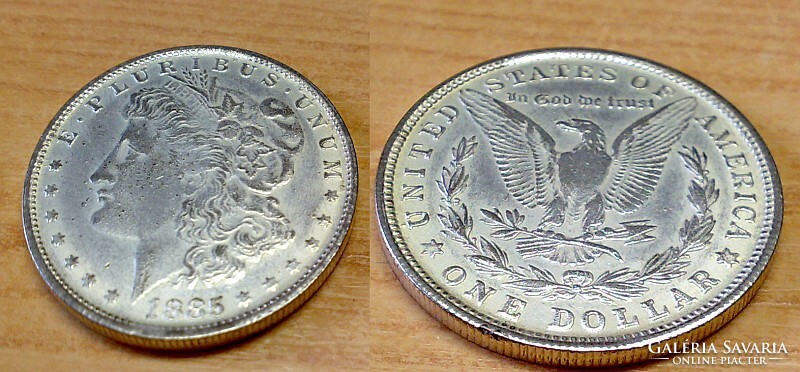 Collection of retro silver plated coin copies