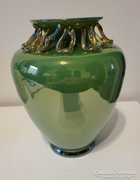 Wonderful antique vase - art nouveau - 18 cm high - there is damage!