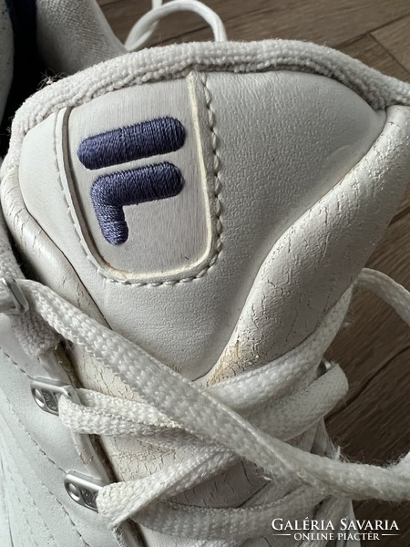 Fila white sports shoes