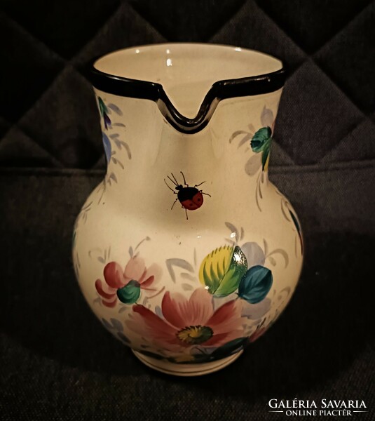 From HUF 1, no minimum price! Extra rare Zsolnay spout! 1860s/70s, very rare ladybug!