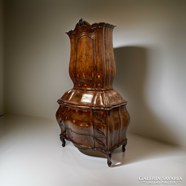 A unique, special antique baroque writer's secretary tabernacle is available for rent