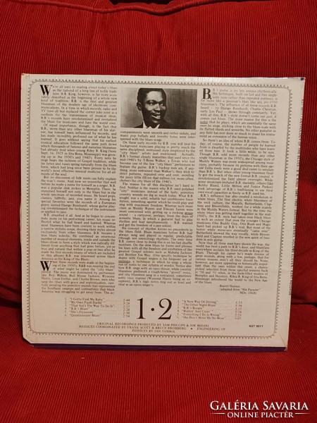 B.B.King, 1949-1950 lemez LP Bakelit Vynil