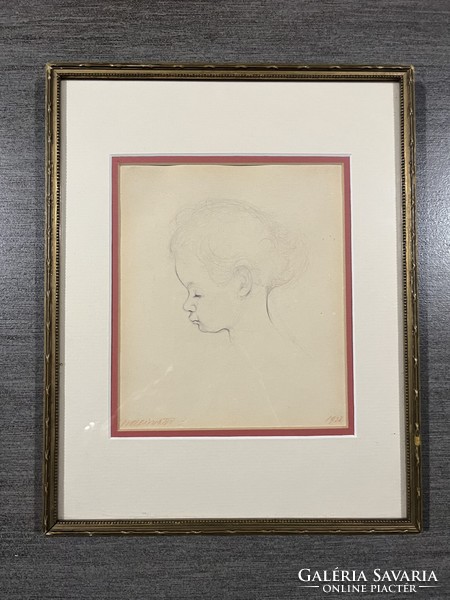 Bernáth Aurél 1895 - 1982 festőművész , grafikus alkotása !