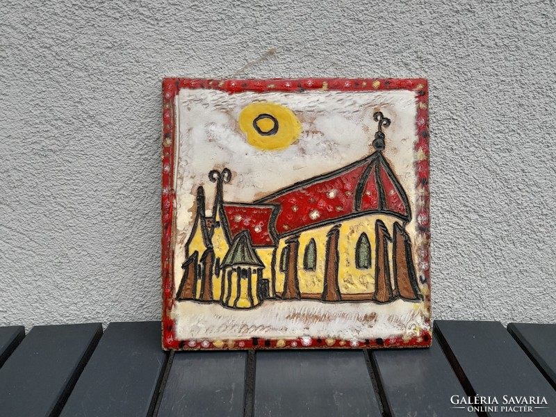 Ráckeve Orthodox Church wall ceramics industrial art