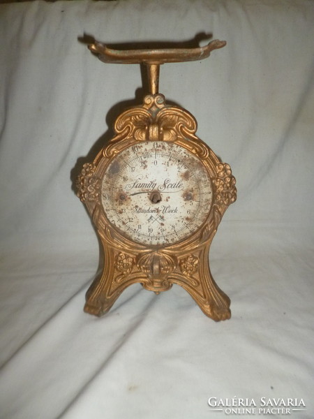 Antique clock scale