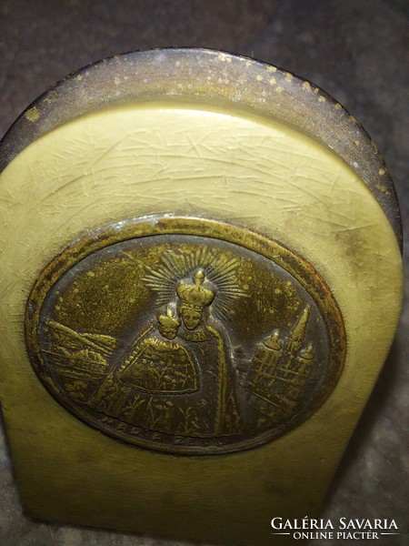 Mariazell, antique bronze plaque