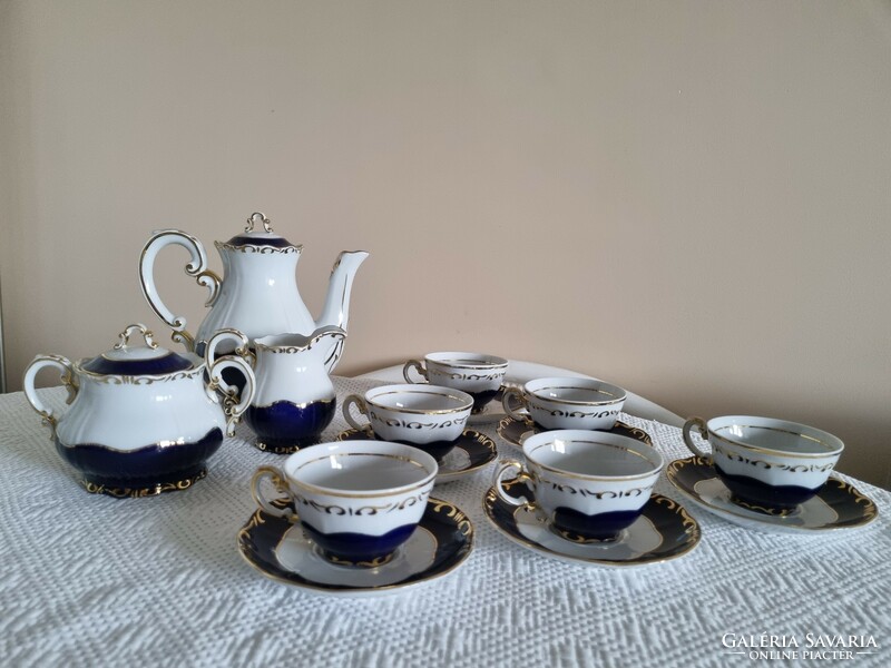 Zsolnay pompadour coffee set for sale