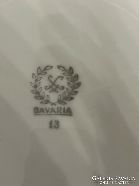 Lenyűgöző Bavaria teás szettek csészével, aljjal és desszertes tányérral. Gyönyörűek!!