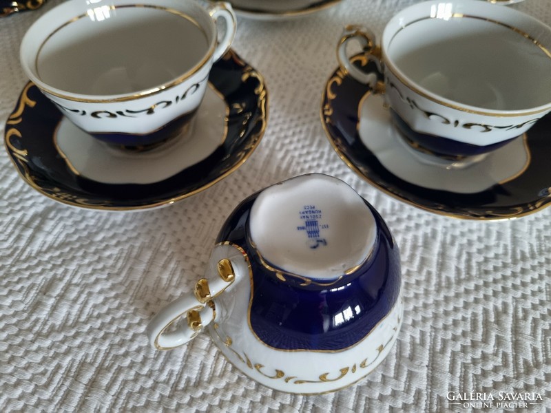 Zsolnay pompadour coffee set for sale